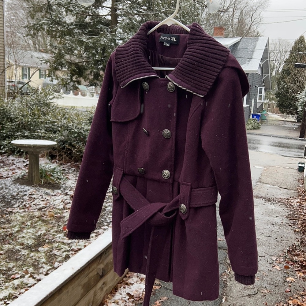 Last Chance- Adorable Fancy Pleated Purple Jacket